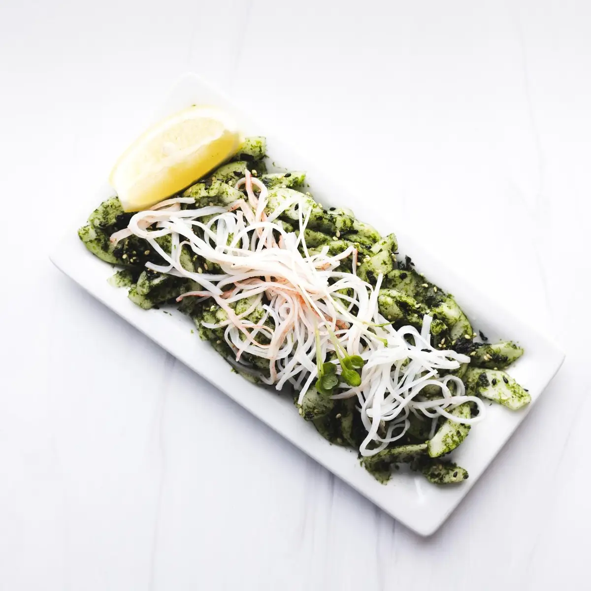 CUCUMBER CRAB SALAD at HiroNori Craft Ramen