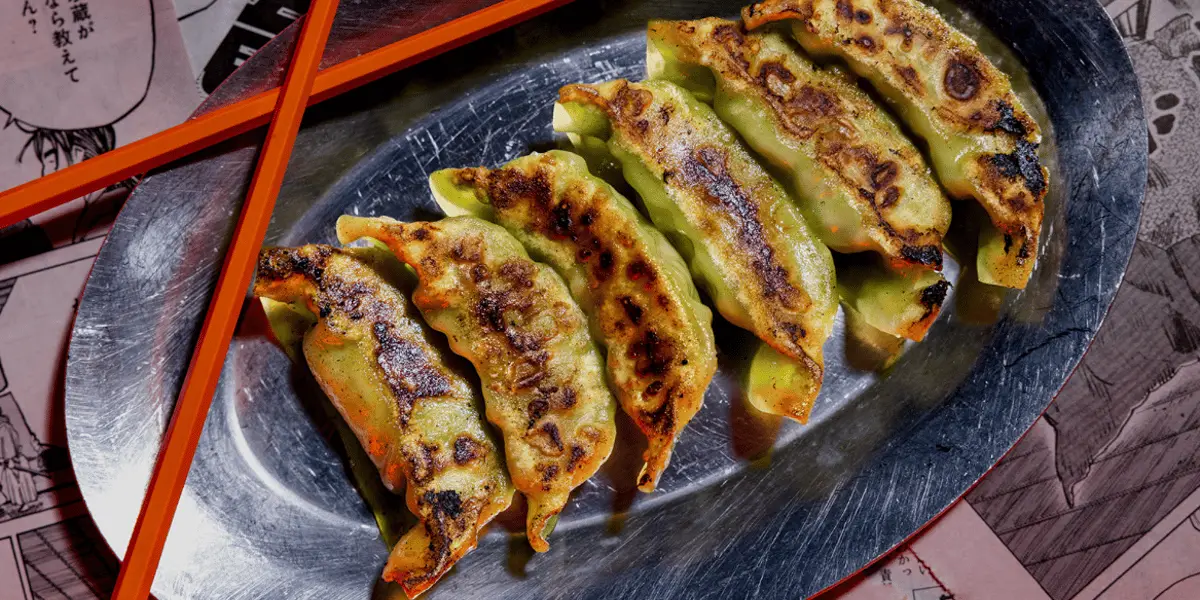 VEGAN GYOZA at HiroNori Craft Ramen