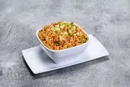 Chili Garlic Fried Rice at Honest Indian Vegetarian Restaurant