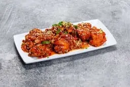 Gobi Manchurian Dry at Honest Indian Vegetarian Restaurant