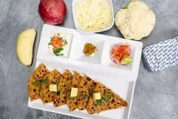 Honest Special All-In-One Paratha at Honest Indian Vegetarian Restaurant