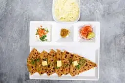 Paneer Paratha at Honest Indian Vegetarian Restaurant