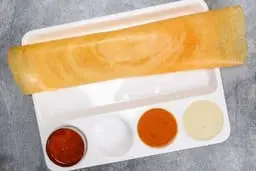 Plain Dosa at Honest Indian Vegetarian Restaurant