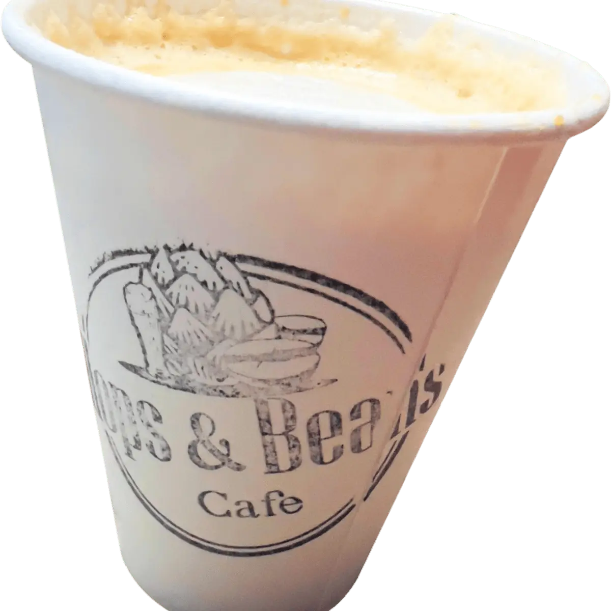 Autumn Bliss Latte at Hops and Beans Cafe