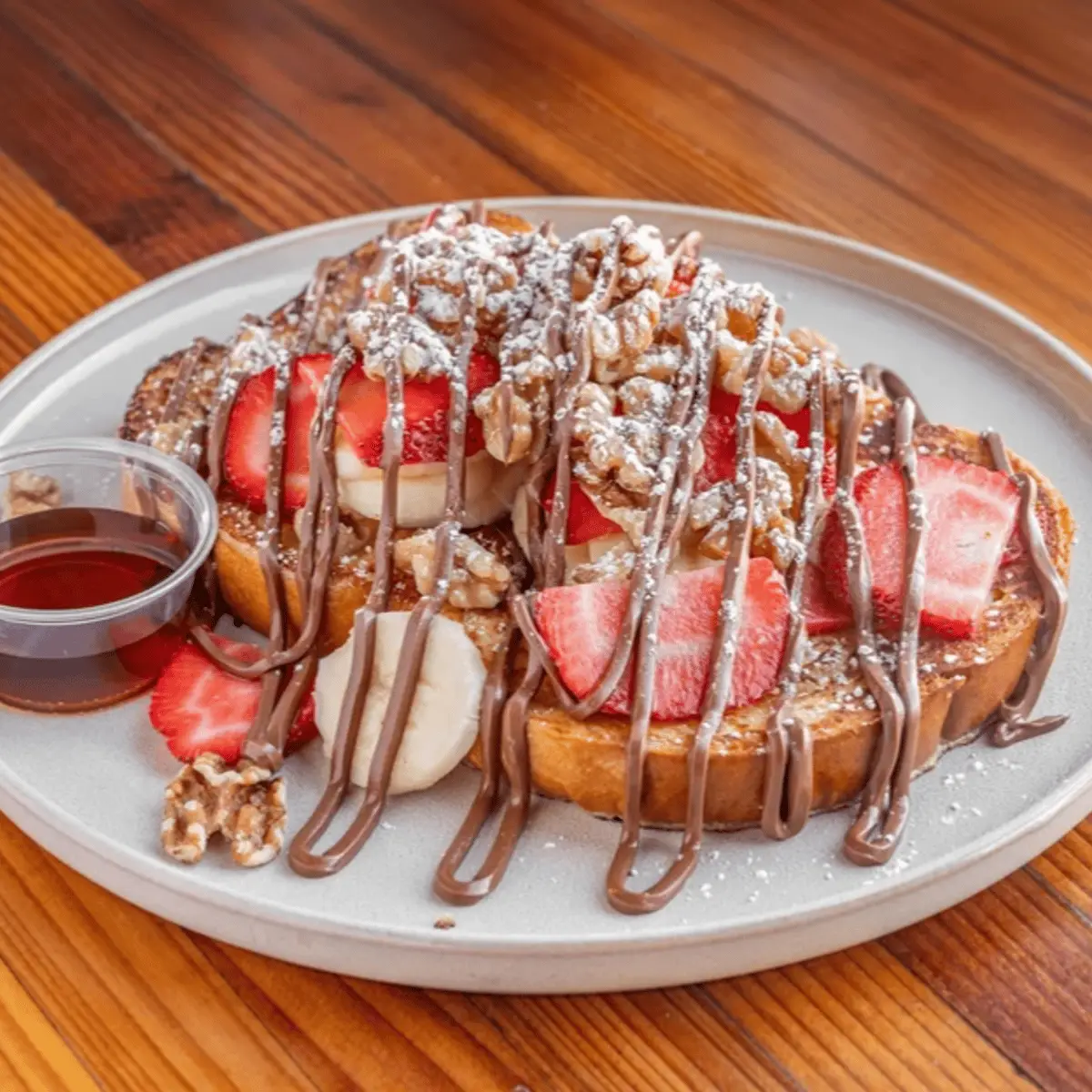 French Toast at Hops and Beans Cafe