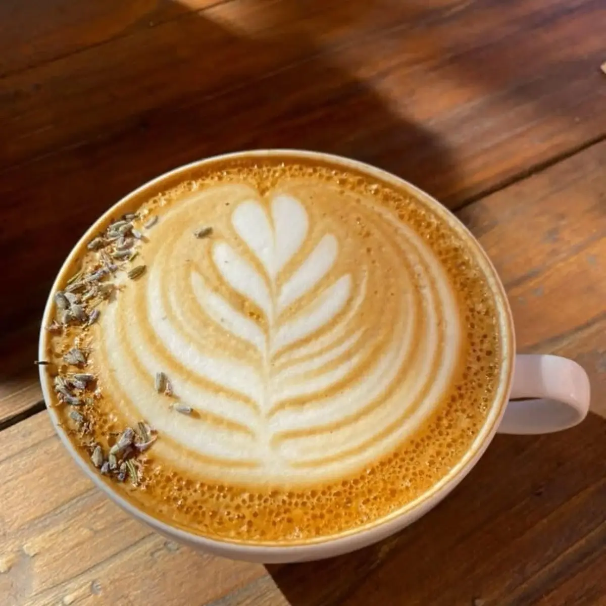 Golden Latte at Hops and Beans Cafe