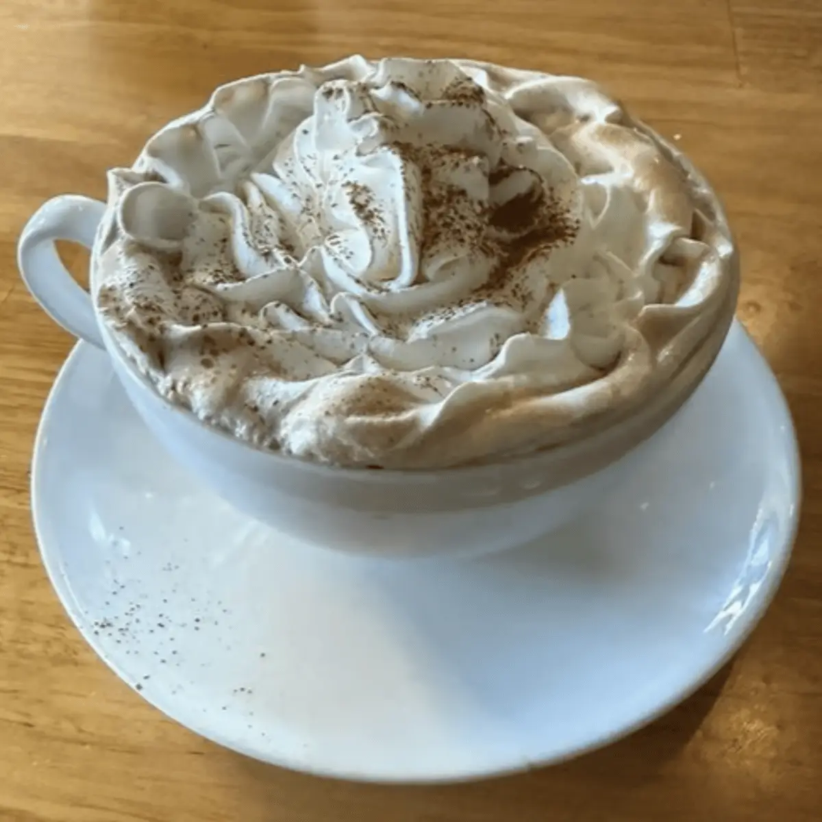 Hot Chocolate at Hops and Beans Cafe