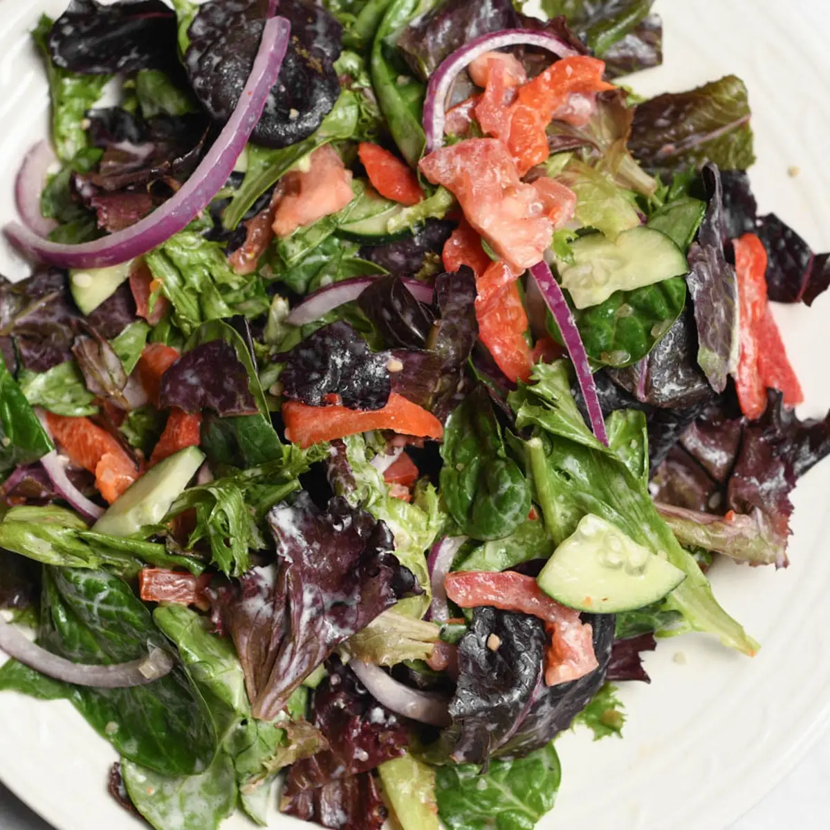 House Salad at Hops and Beans Cafe