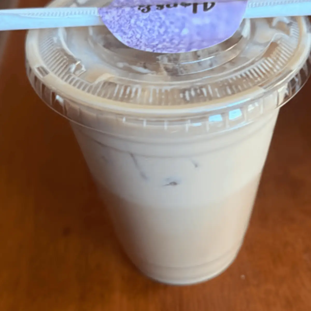 Island Latte at Hops and Beans Cafe