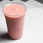 Strawberry Smoothie at Hops and Beans Cafe
