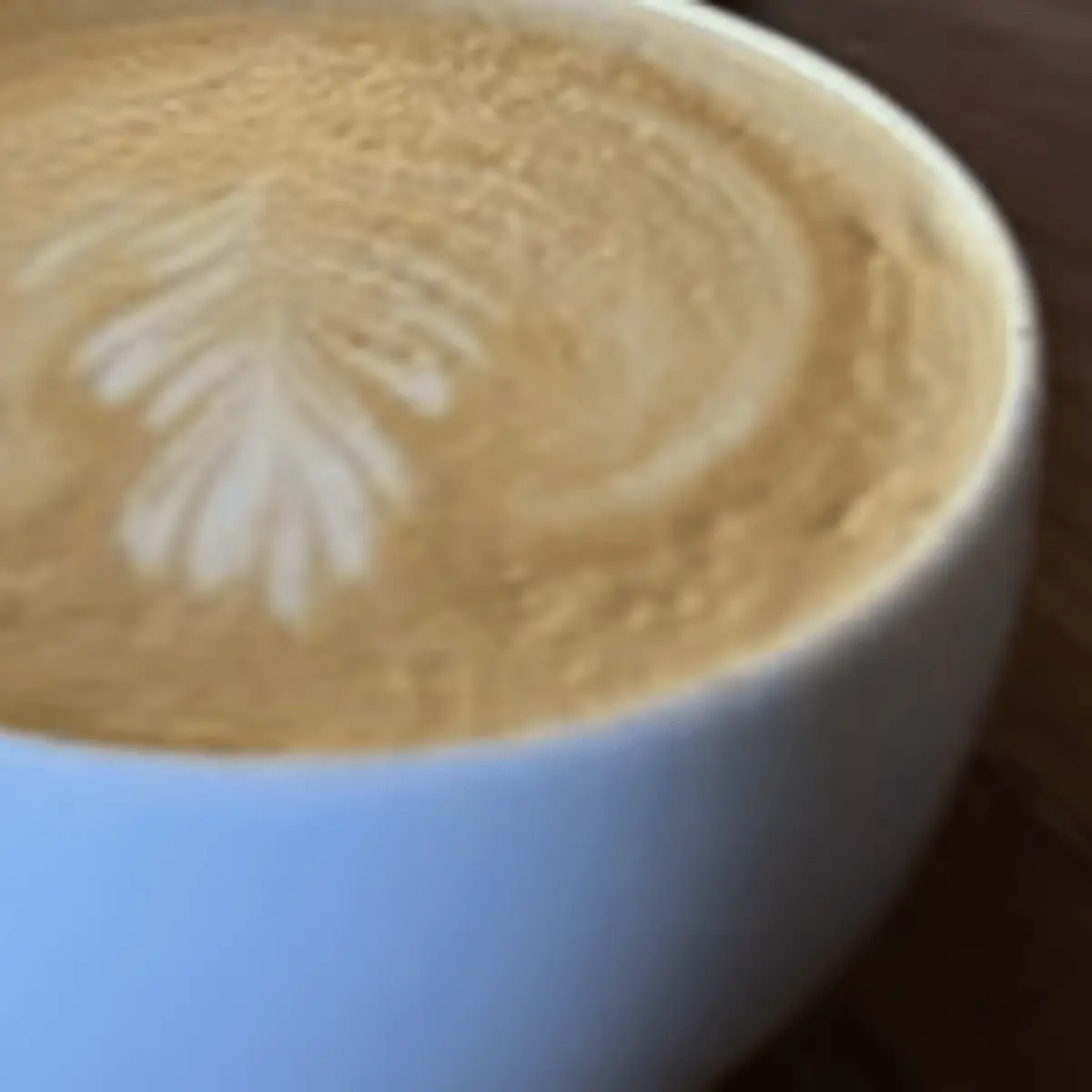White Mocha at Hops and Beans Cafe