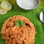 Ambur chicken biryani at House of Currys