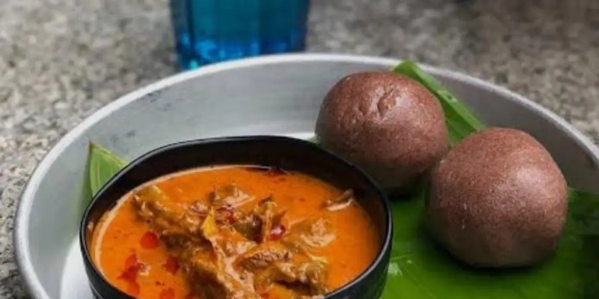 Ragi Sangati & Chicken Curry at House of Currys