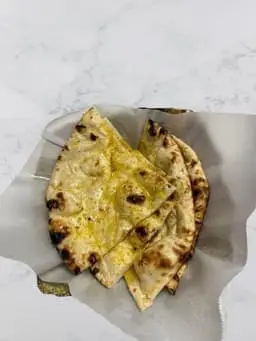 Garlic-Butter Naan at House of Raha