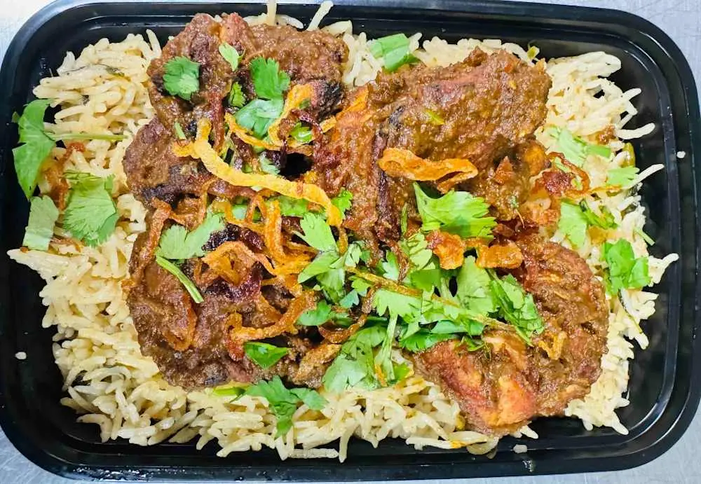 Chicken Tikka Roast Pulav(Boneless) at Hyderabad Dum Biryani