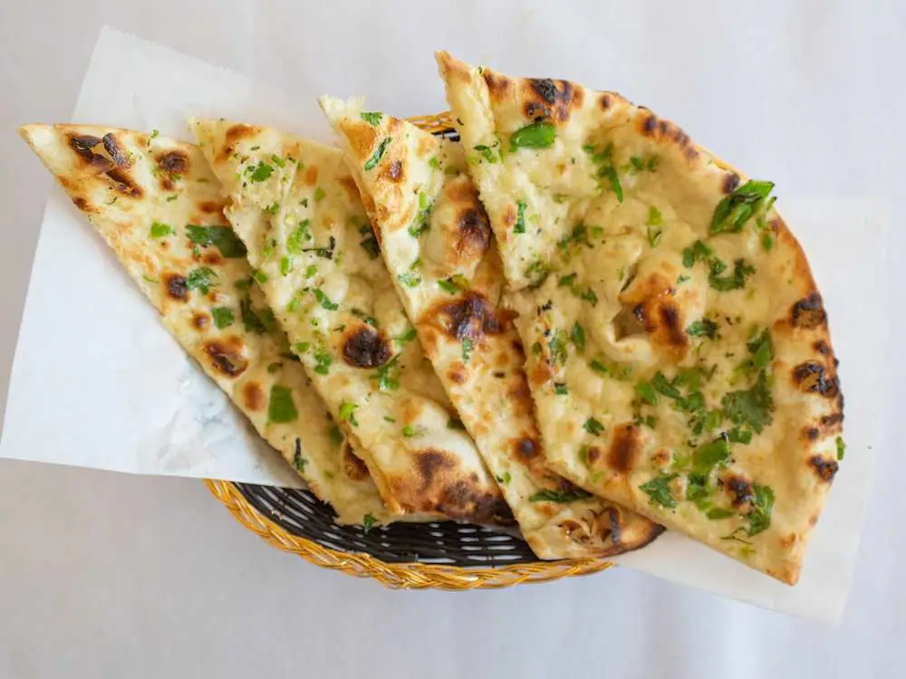 Garlic Naan at Hyderabad Dum Biryani