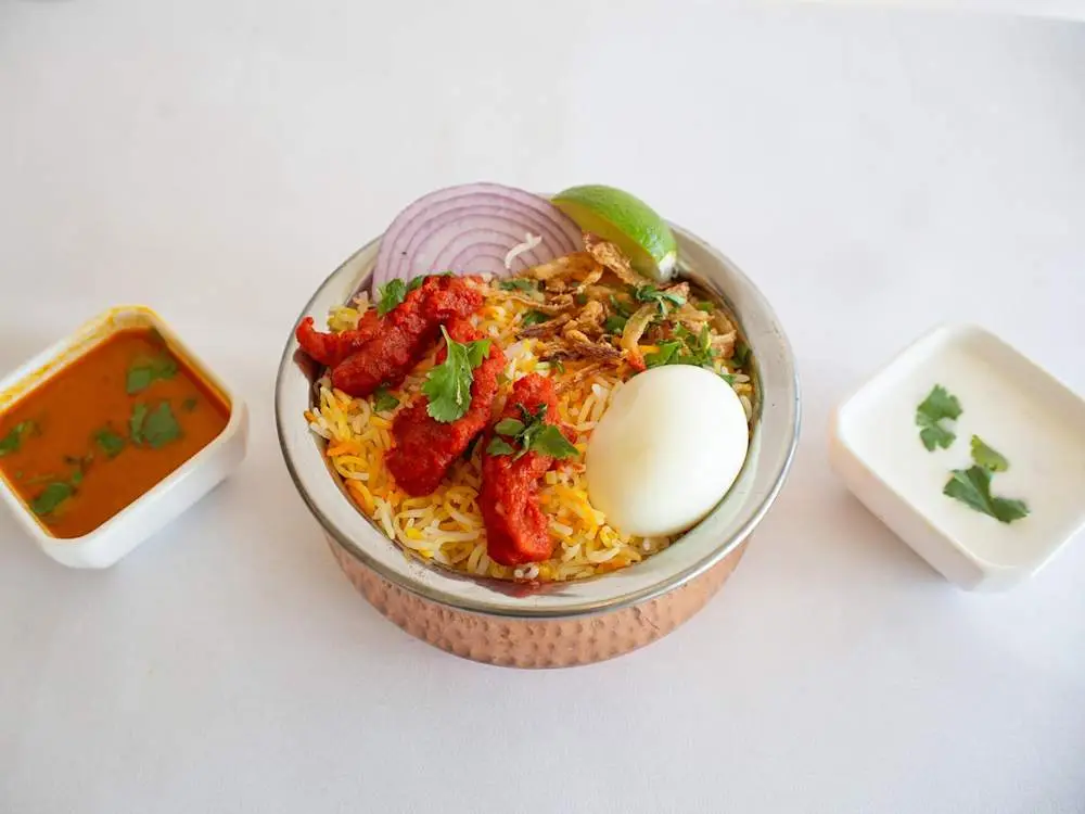 Hyderabadi Fish Biryani at Hyderabad Dum Biryani