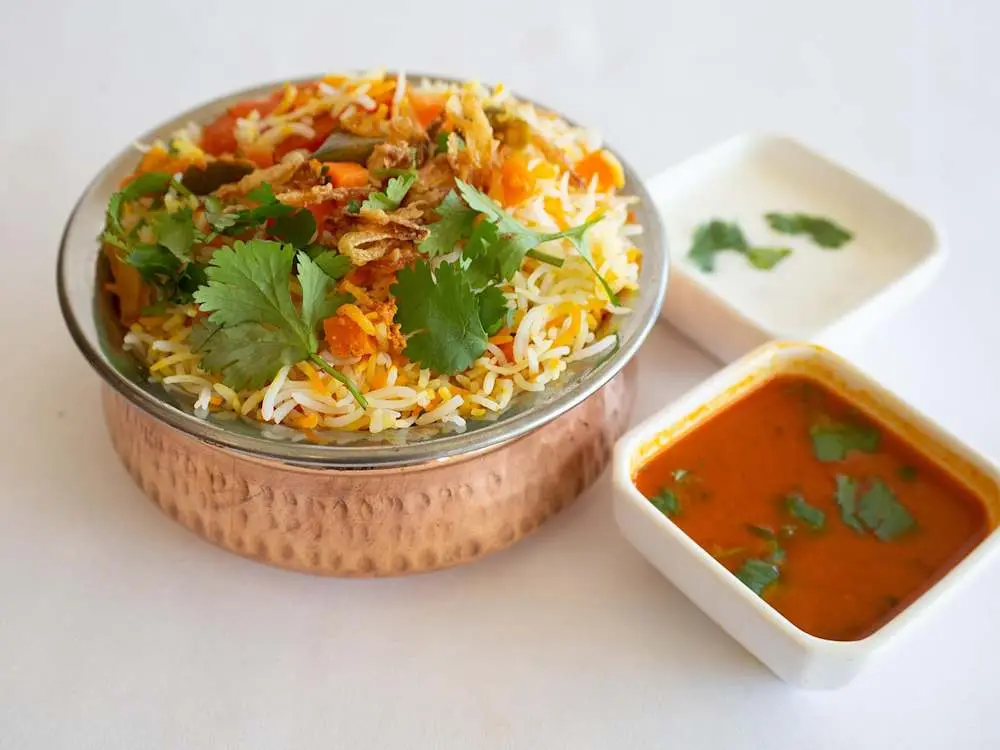 Hyderabadi Veg Biryani at Hyderabad Dum Biryani