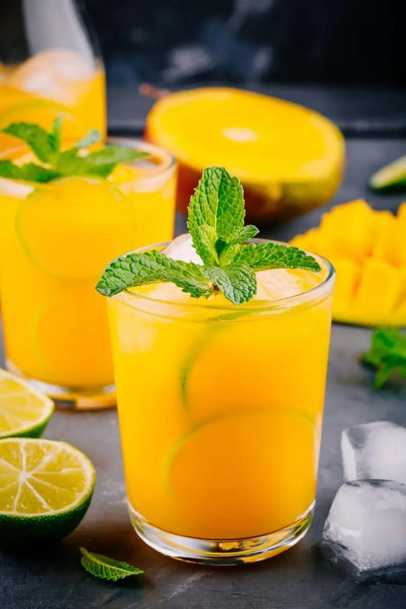 Mango Mint Lemonade at Hyderabad Dum Biryani