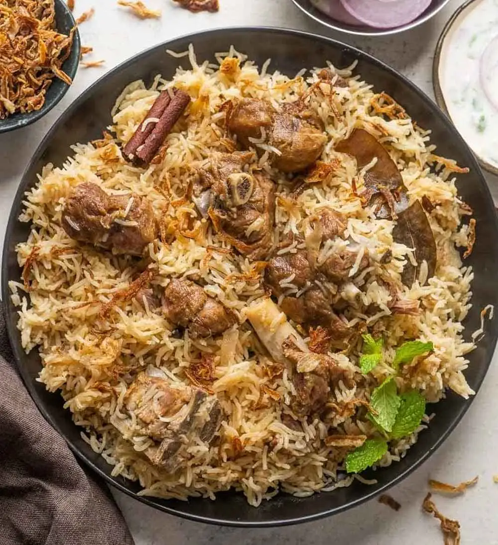 Mutton Roast Pulav at Hyderabad Dum Biryani