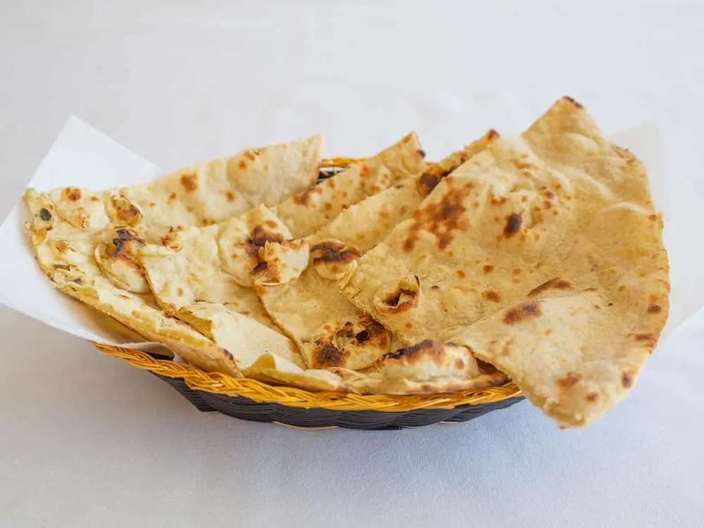 Naan at Hyderabad Dum Biryani