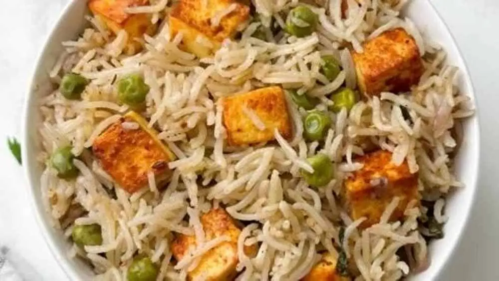 Paneer Pulav at Hyderabad Dum Biryani