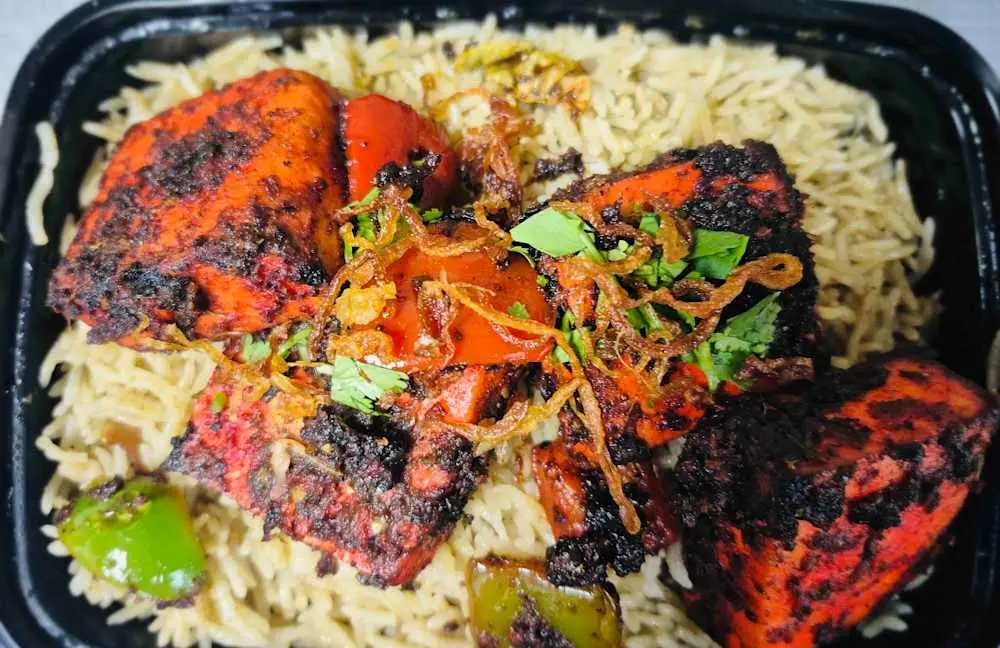 Paneer Tikka Roast Pulav at Hyderabad Dum Biryani