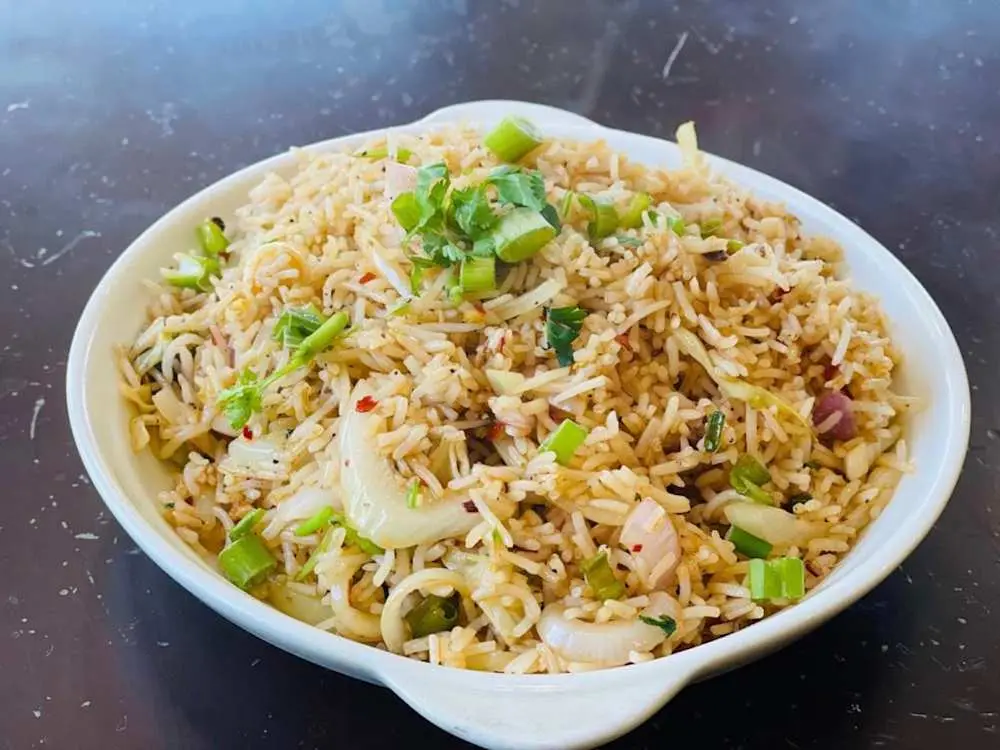Veg Fried Rice at Hyderabad Dum Biryani