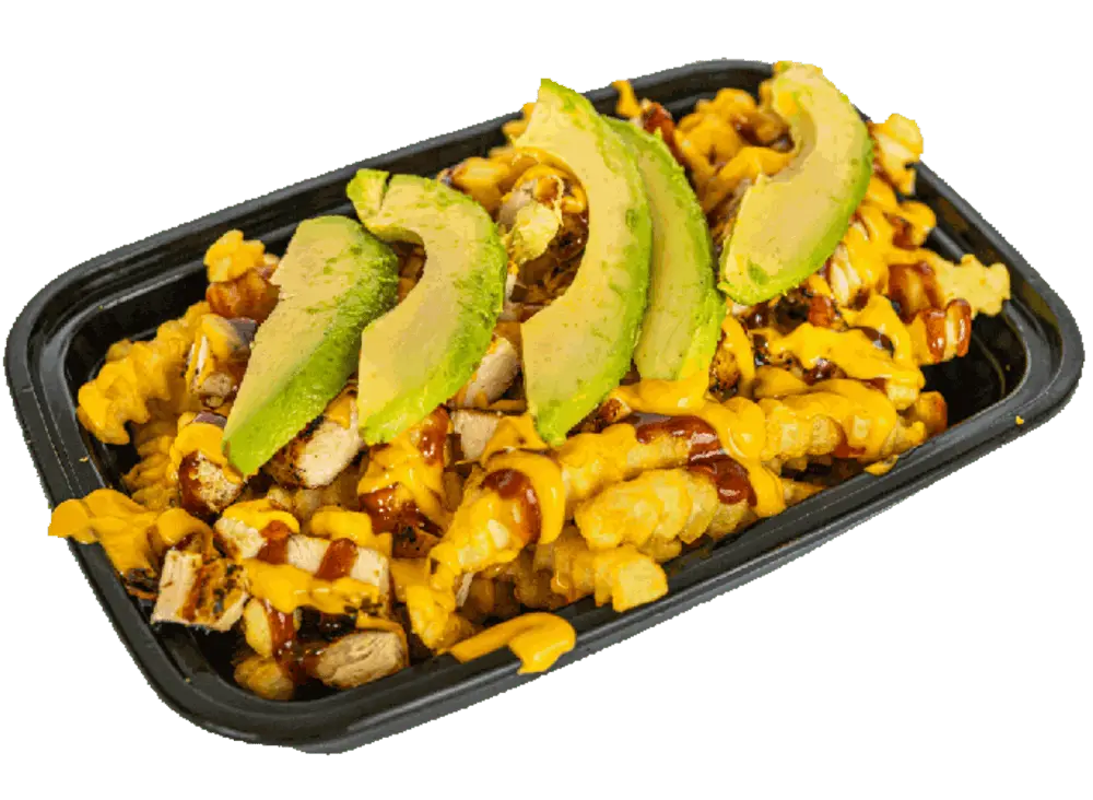 Grilled Chicken BBQ Fries at iniWings