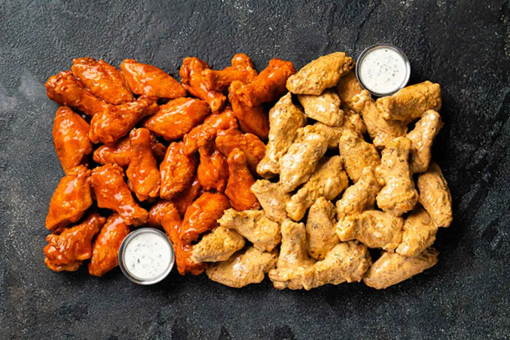 Bone-In Wings Party Platter at It's Just Wings