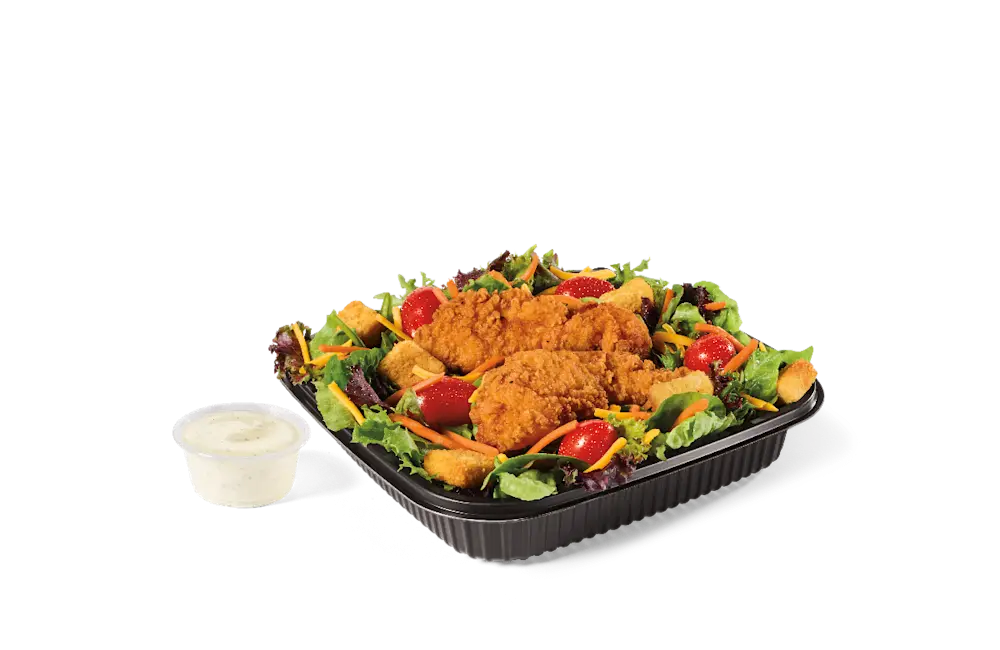 Garden Salad w/ Crispy Chicken at Jack in the Box