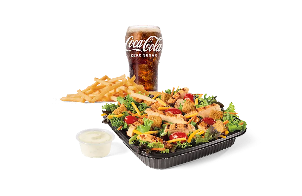 Garden Salad w/ Grilled Chicken Combo at Jack in the Box