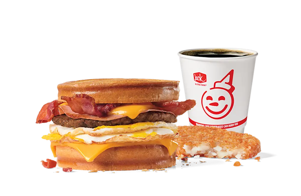 Loaded Breakfast Sandwich Combo at Jack in the Box