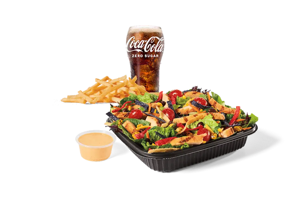 Southwest Salad w/ Grilled Chicken Combo at Jack in the Box