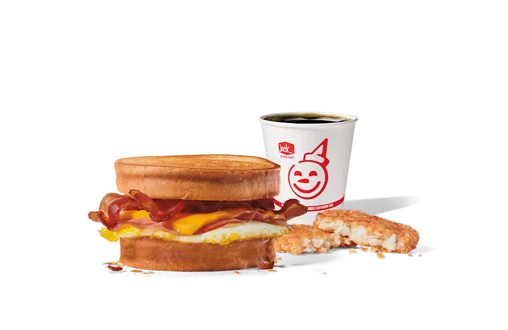 Supreme Sourdough Breakfast Sandwich Combo at Jack in the Box