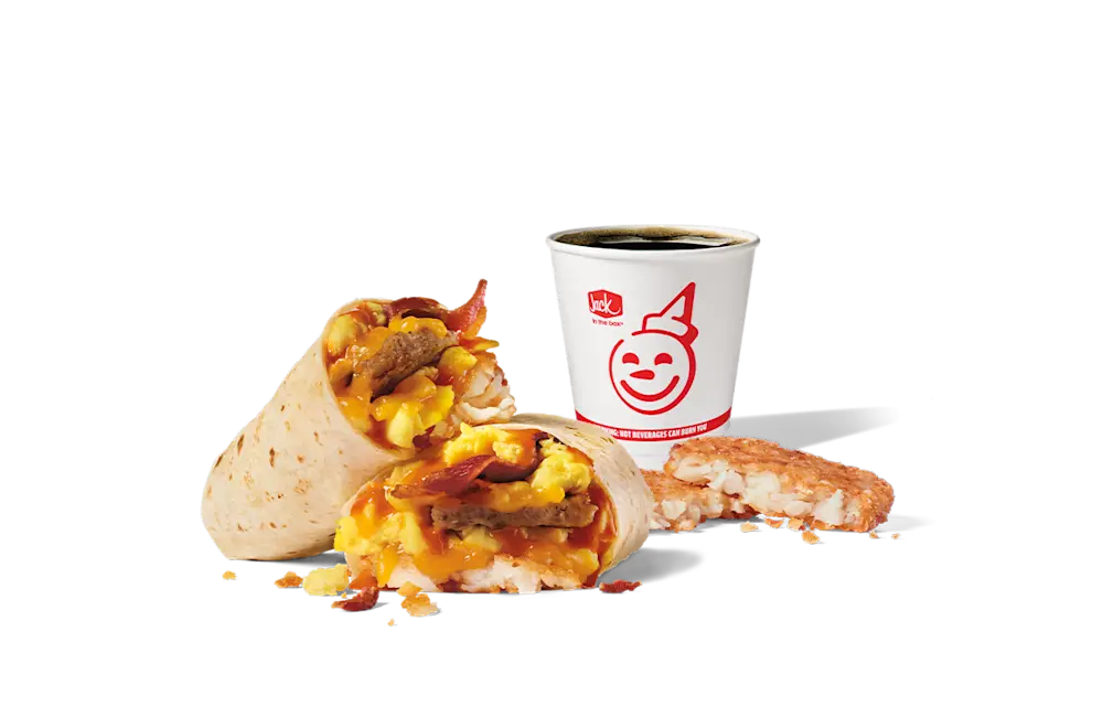 Grande Sausage Burrito Combo at Jack in the Box