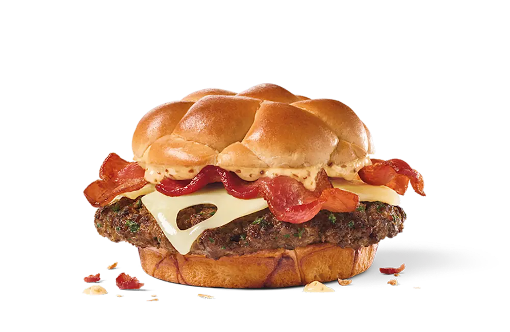 Bacon & Swiss Buttery Smashed Jack™ at Jack in the Box