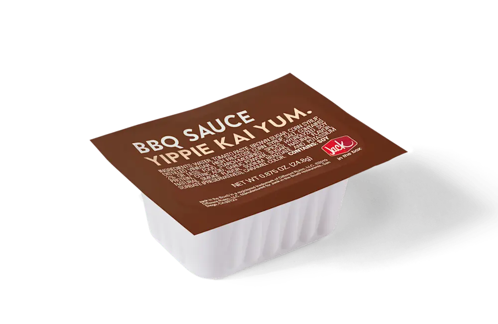 BBQ Sauce Dip Cup at Jack in the Box