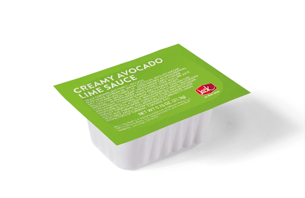 Creamy Avocado Lime Dip Cup at Jack in the Box
