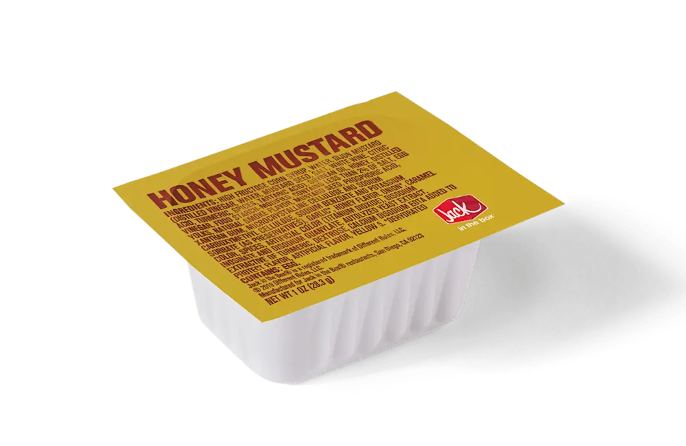 Honey Mustard Dip Cup at Jack in the Box