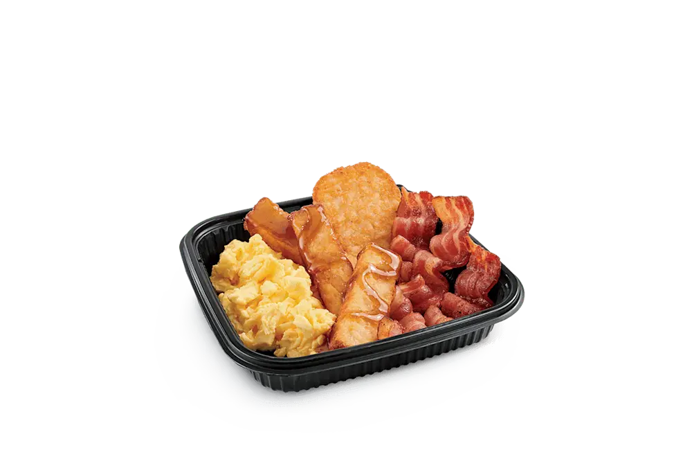 Jumbo Breakfast Platter w/ Classic French Toast Sticks & Bacon at Jack in the Box