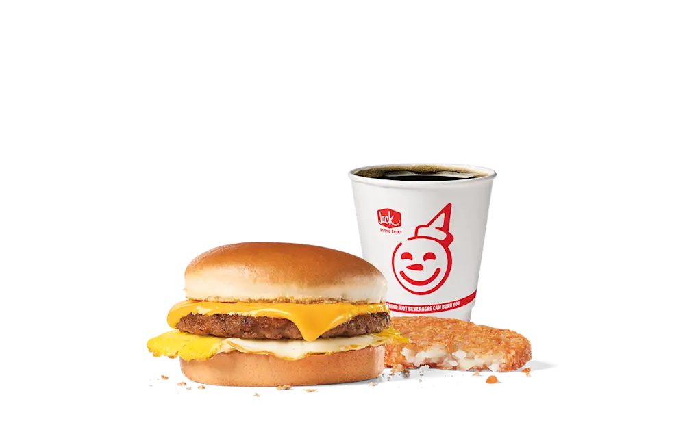 Sausage Breakfast Jack® Combo at Jack in the Box