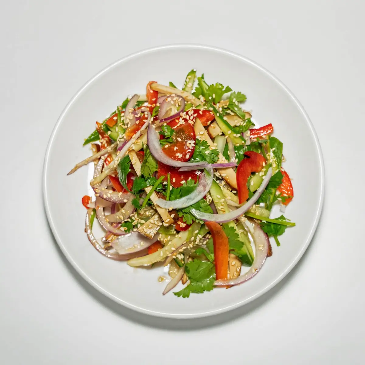 素三样 Mixed shredded veggies salad at Julie's Noodle