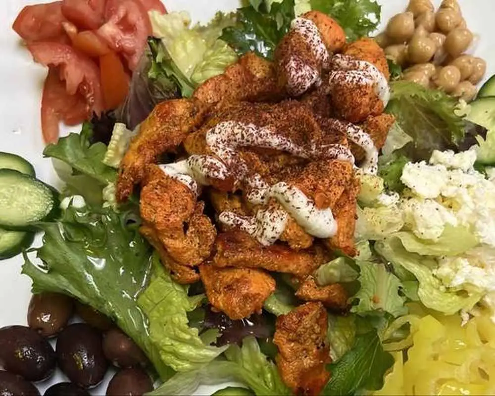 Chicken Grilled Salad at Kabob Fusion