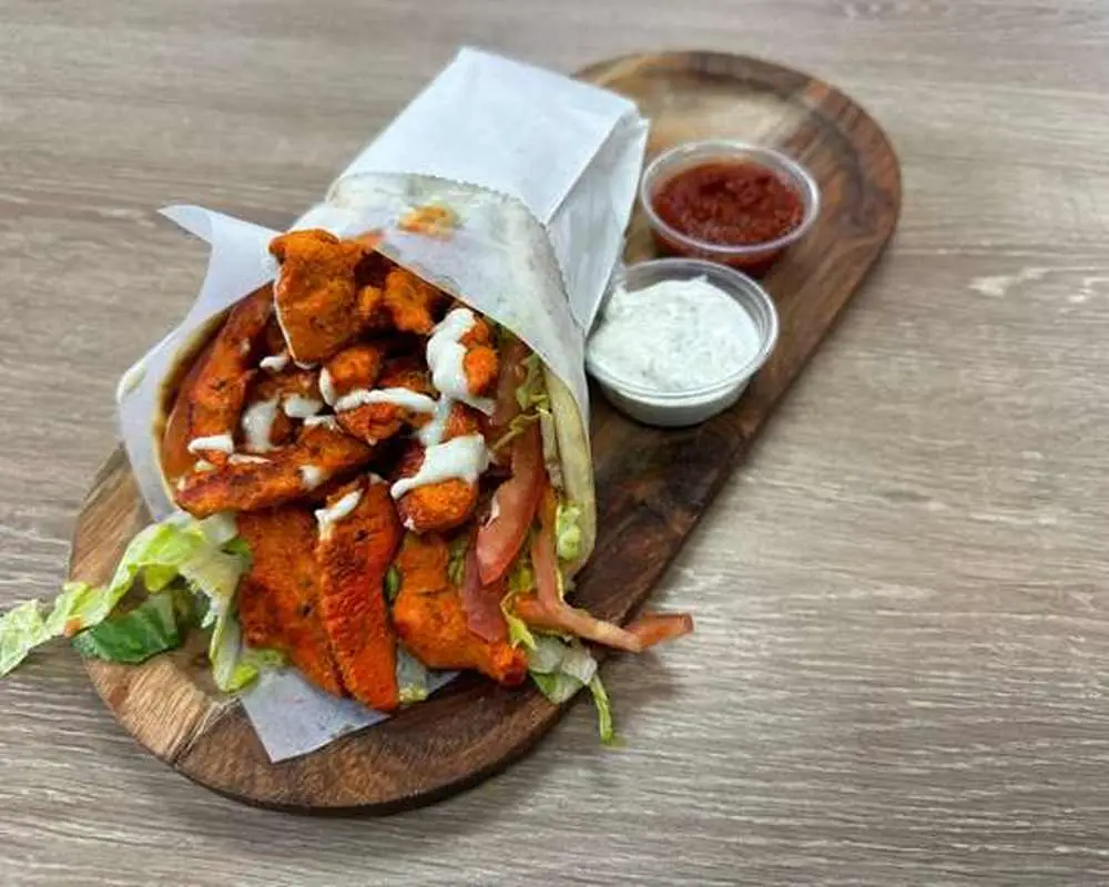 Chicken Wrap at Kabob Fusion
