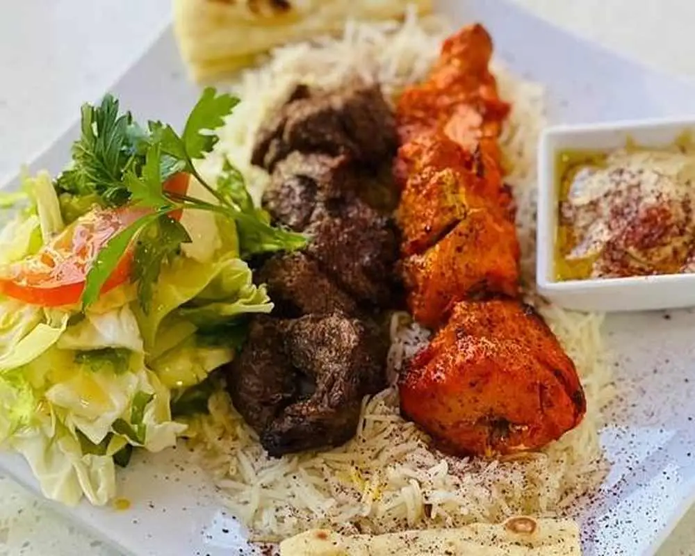 Combo Kabab at Kabob Fusion