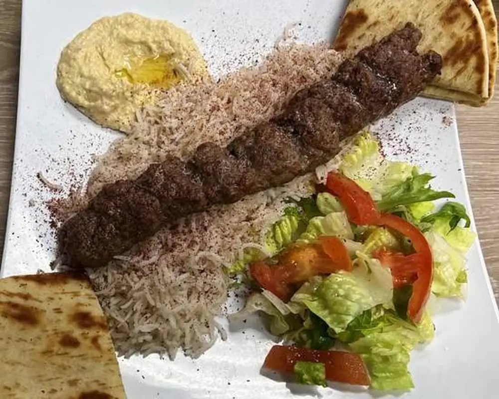 Koobideh Kabab at Kabob Fusion
