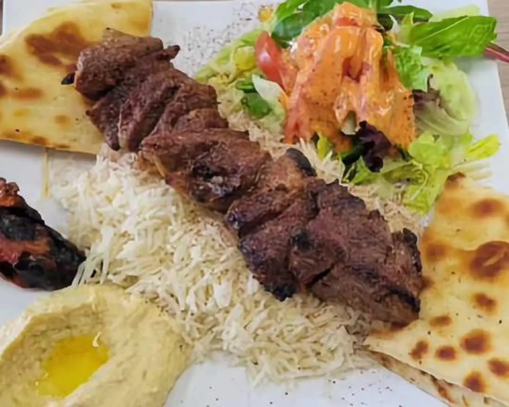 Lamb Kabob at Kabob Fusion