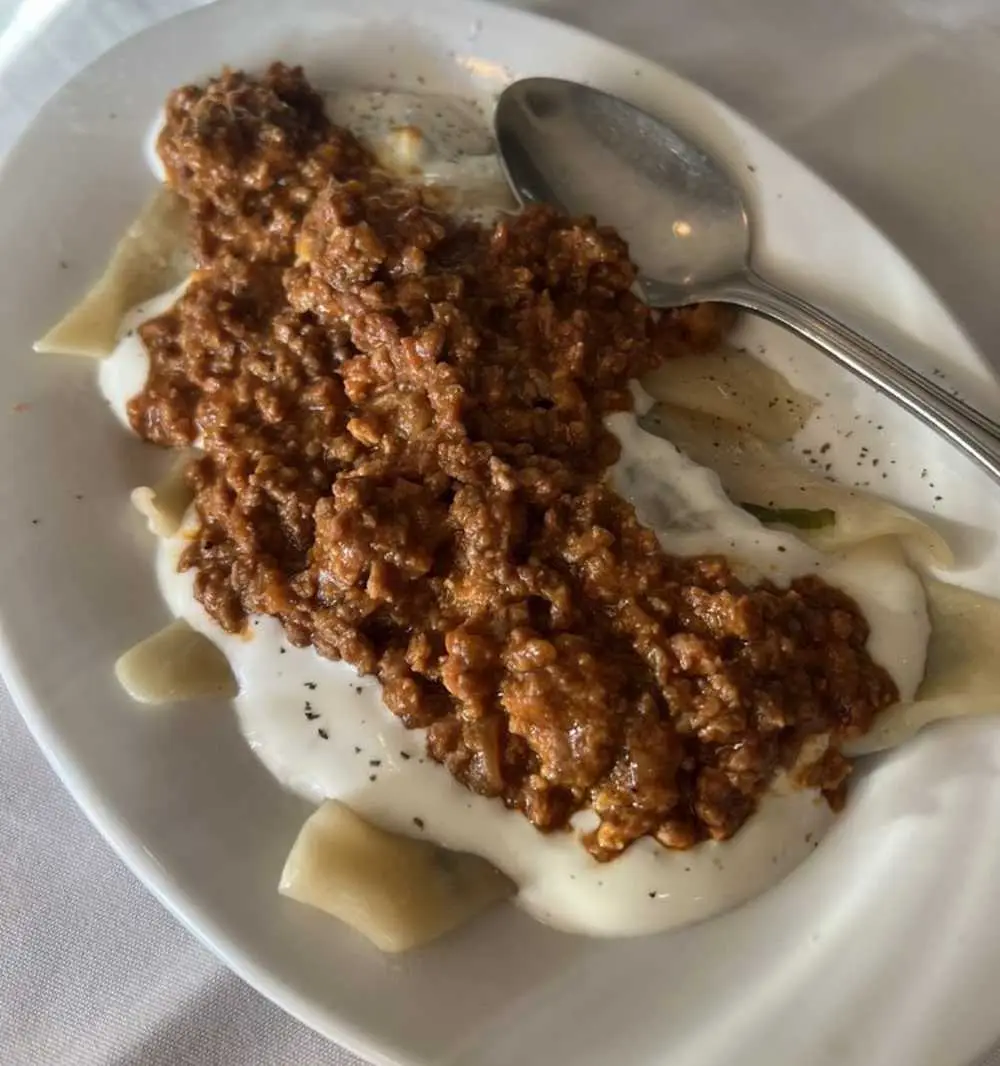 Aushak Appetizer at Kabul Afghan Cuisine