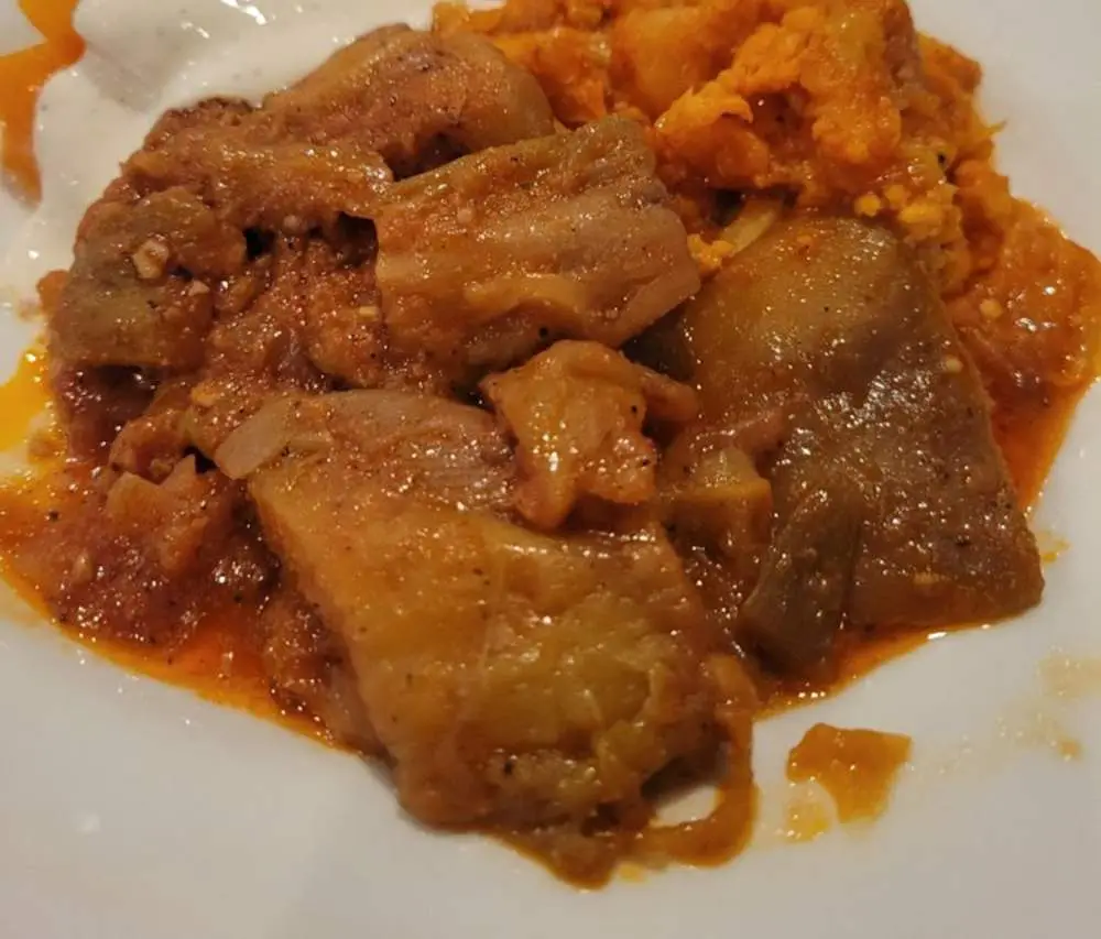 Challaw Badenjan at Kabul Afghan Cuisine